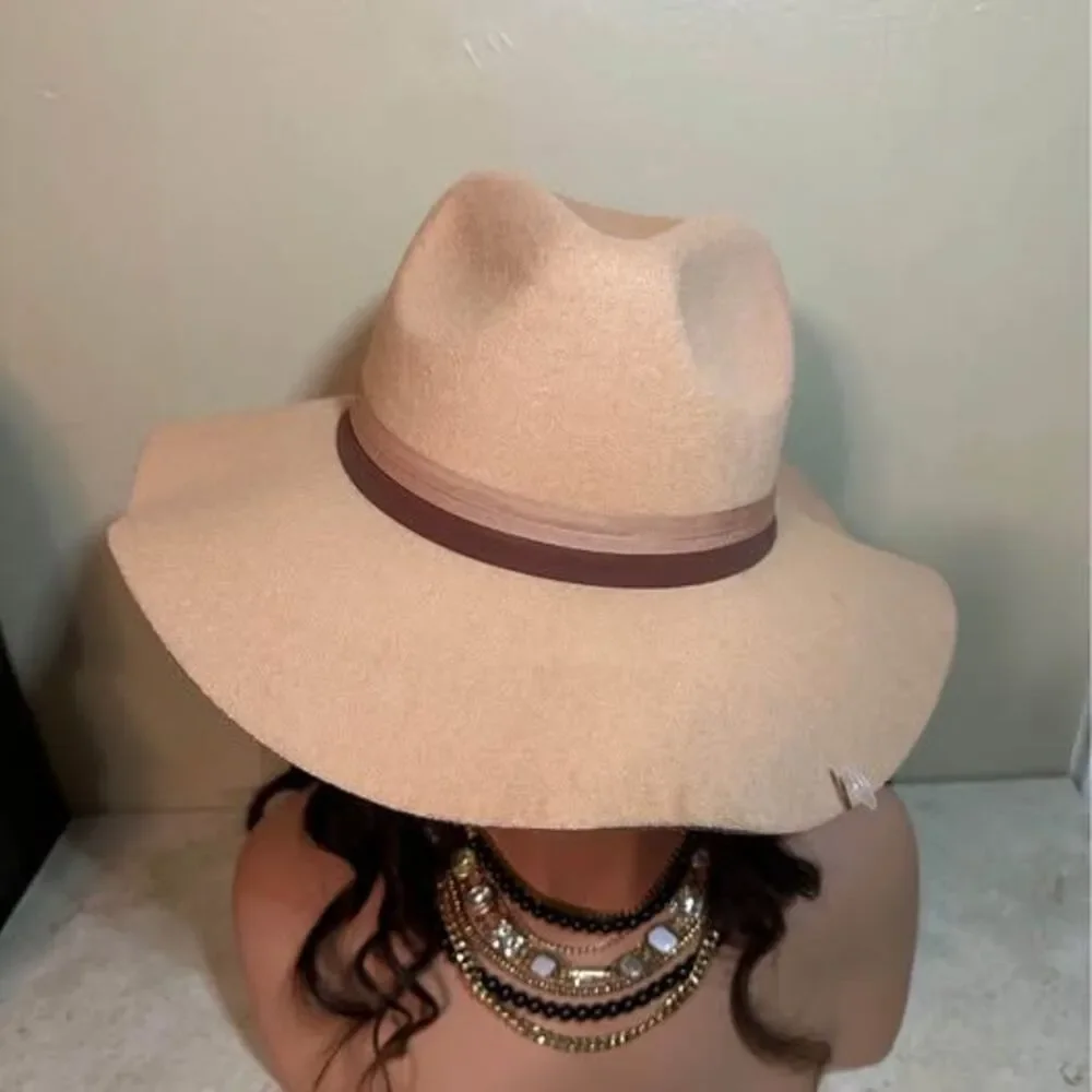 NEW Torrid Women’s Camel Fedora Style Floppy Wide Brim Hat